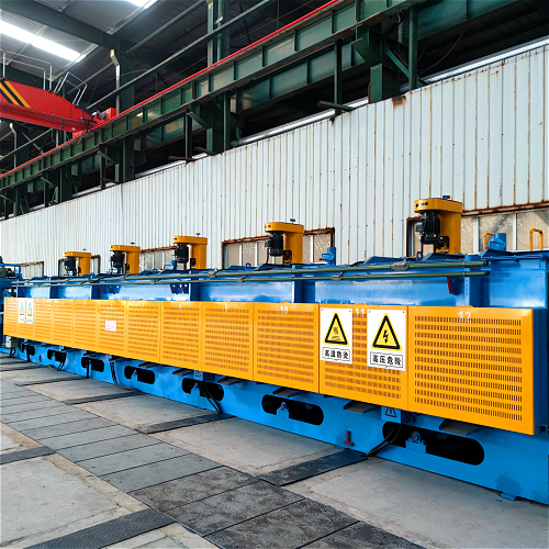 Continuous mesh belt furnace
