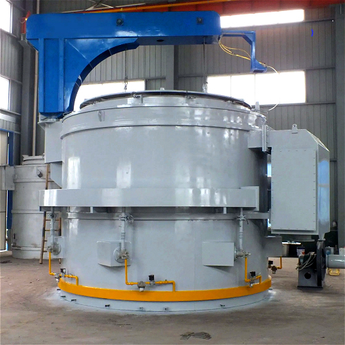 Pit type tempering furnace