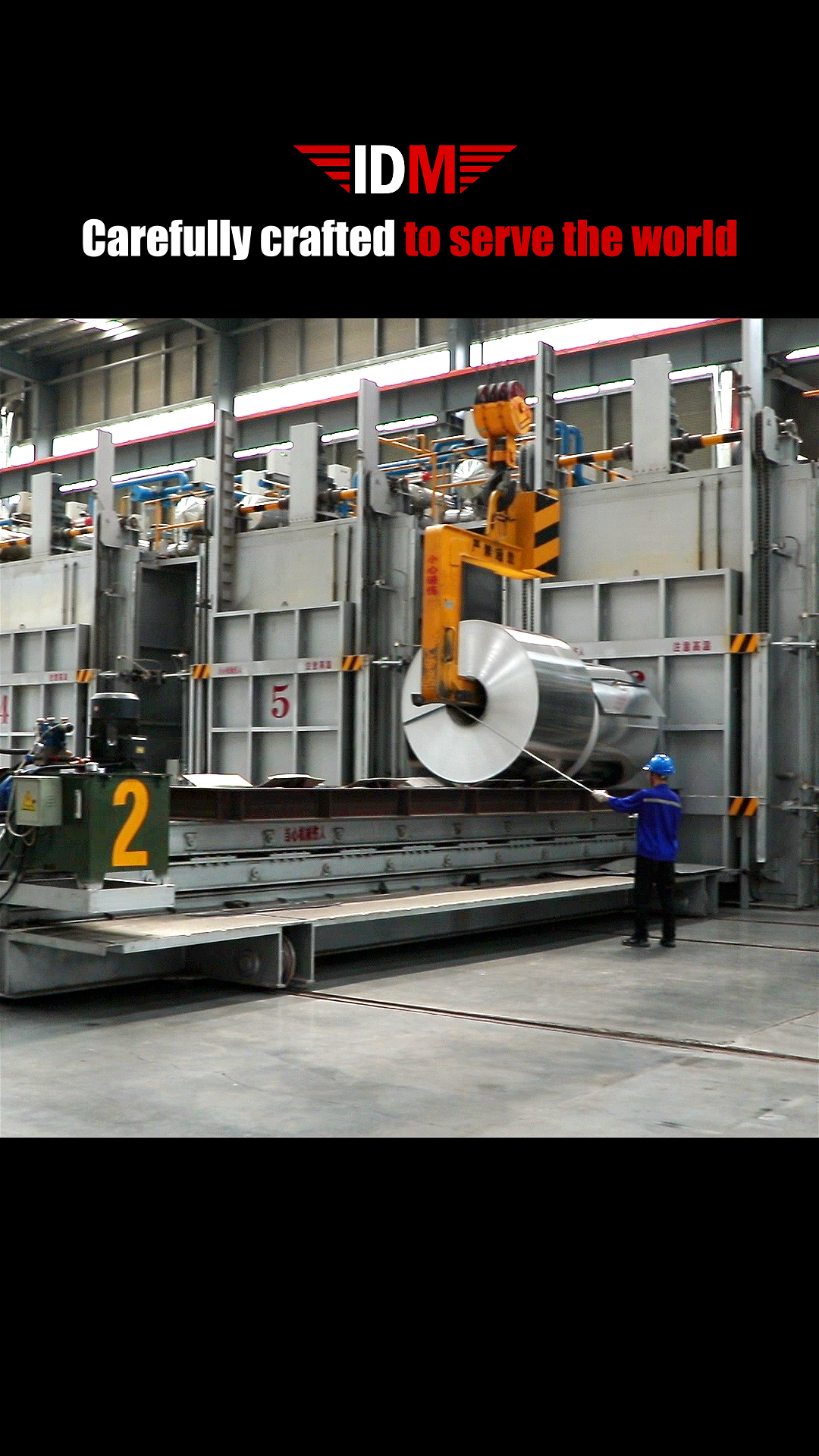 Work site of heat treatment furnace（01）